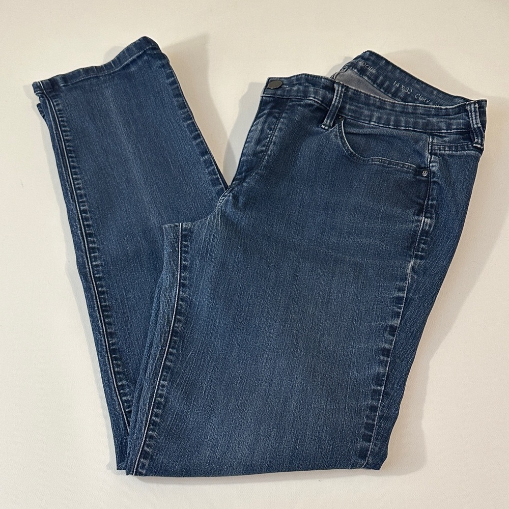 CALVIN KLEIN - WOMENS - CURVY SKINNY - DENIM JEANS